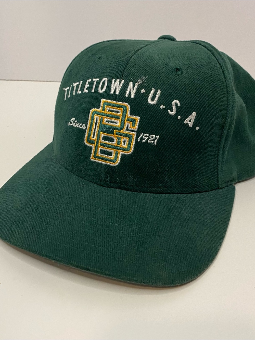 Champion Baylor Bears Titletown U.S.A. Green Adjustable Snapback Cap